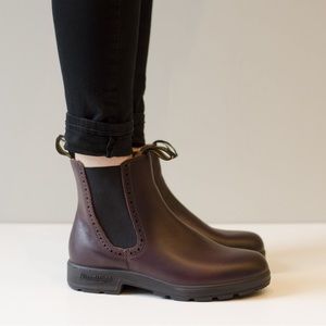 #1352 BLUNDSTONE W's High Top Boots - Shiraz size